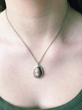 Load image into Gallery viewer, Reversible Cowry Shell Sterling Silver Necklace
