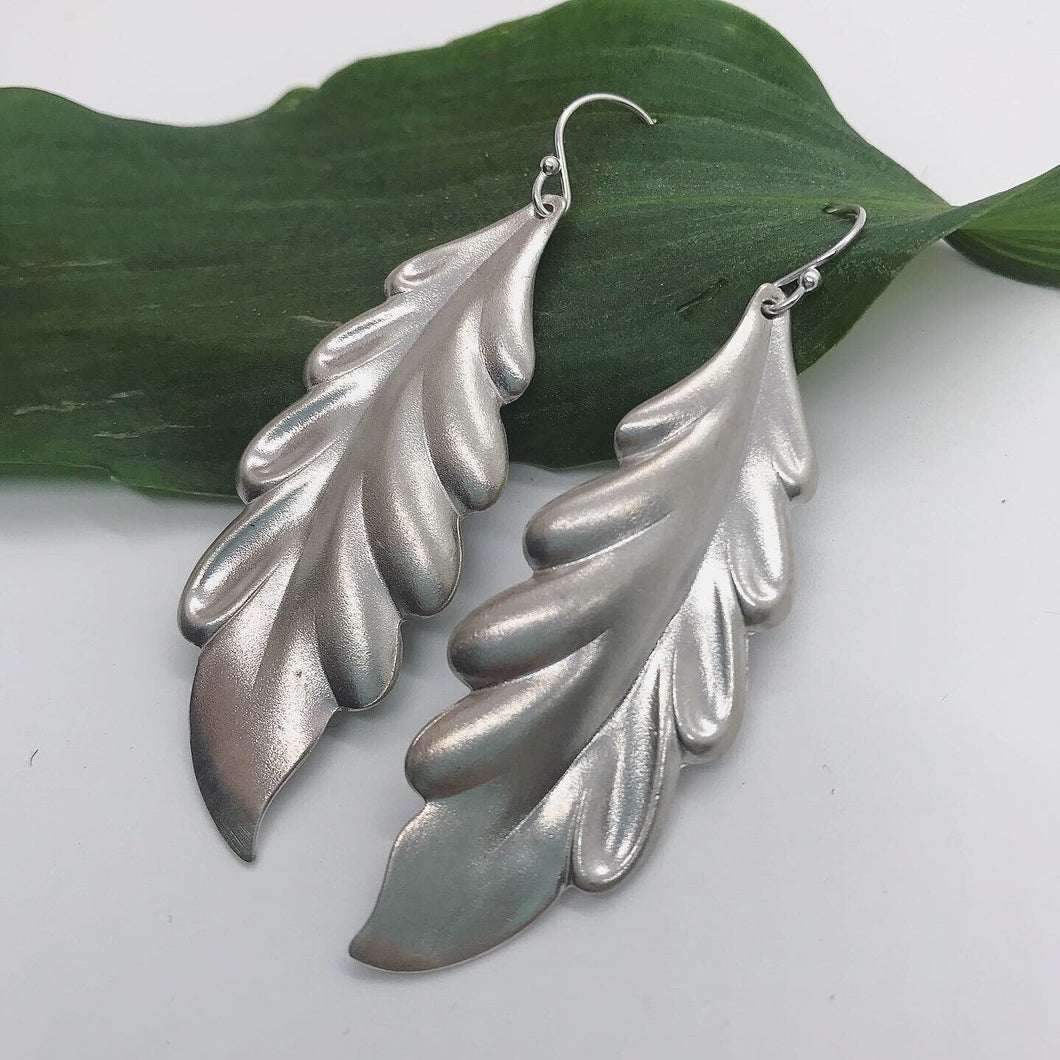 Sterling Silver Leaf Dangle Earring