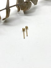 Load image into Gallery viewer, Tiny Diamond Stud Earrings
