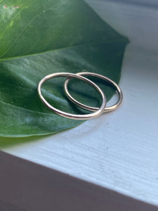Yellow Gold Filled Thin Band