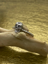 Load image into Gallery viewer, Mini Skull Stacker Ring
